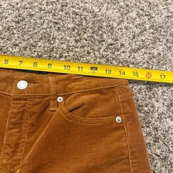 Gap Denim Brown Orange Corduroy Legging Skinny Jeans Women’s Size Small 4/27 - Picture 5 of 8